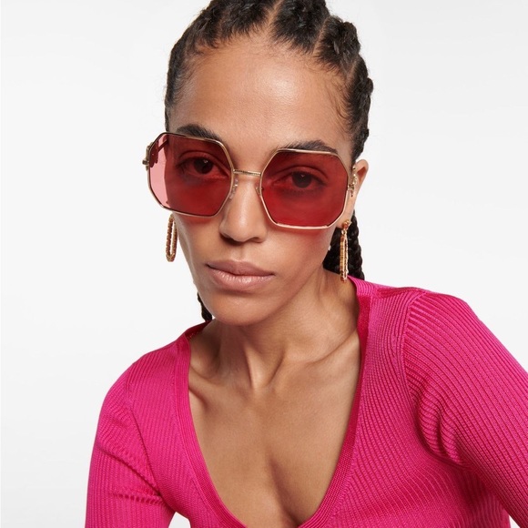 NEW VERSACE PINK SUNGLASSES - Picture 2 of 5